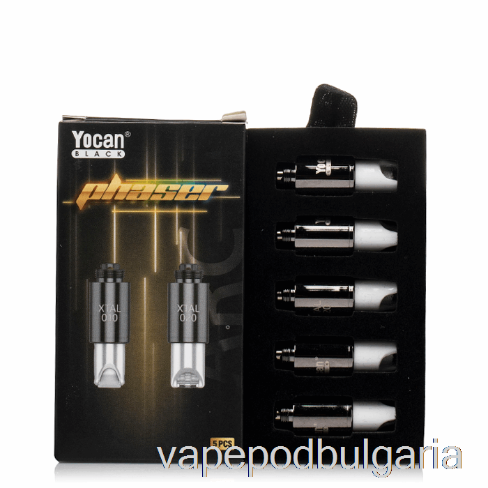 Vape 10000 Дръпки Yocan Black Phaser Xtal Replacement Tips Xtal 020 Tips